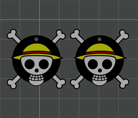 One Piece "Straw Hat Pirates" Earrings view 2
