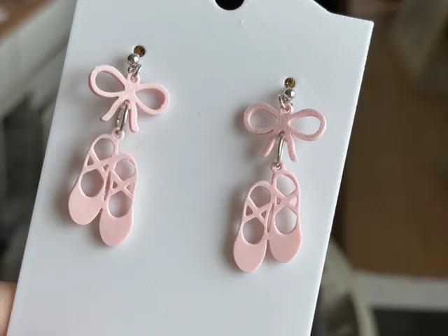 Ballet Shoes earring