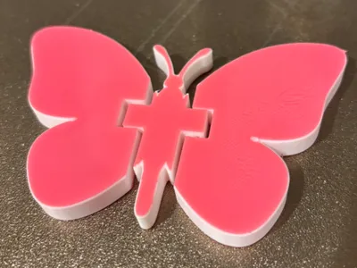 Wing Motion Butterfly (Flexi Toy)