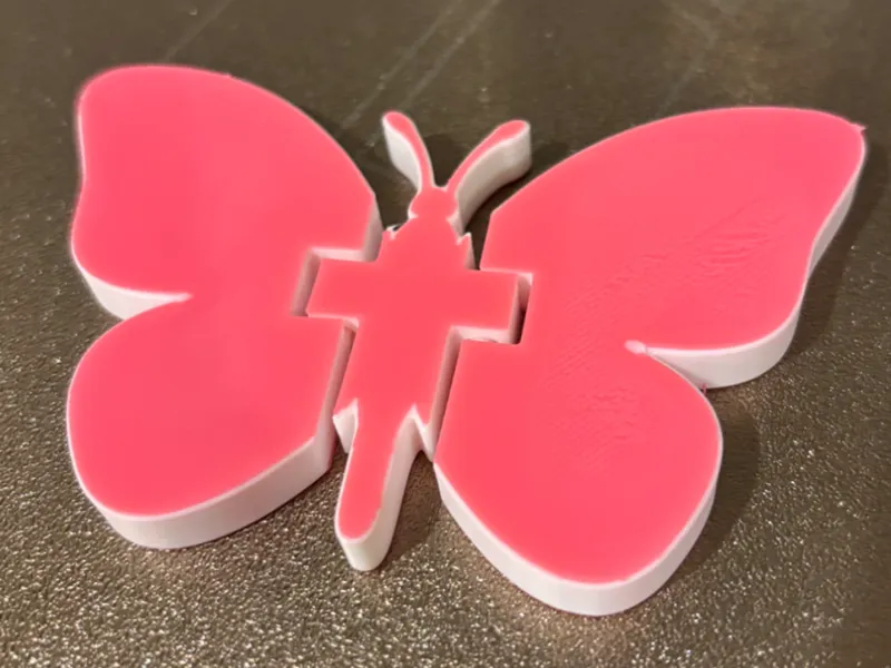 Wing Motion Butterfly (Flexi Toy)