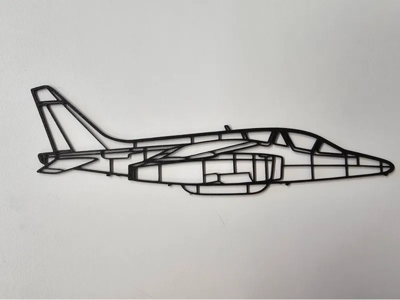 Dassault Breguet Alphajet WallArt Side view