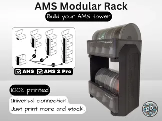 AMS & AMS 2 Pro Modular Rack - Build your tower