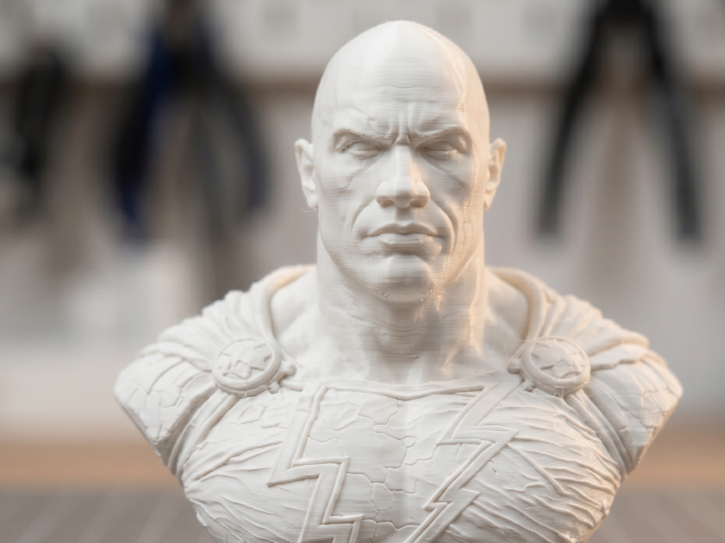 Black Adam Bust 3D Print Model 328