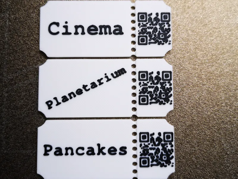 Coupon with Rickroll qr-code