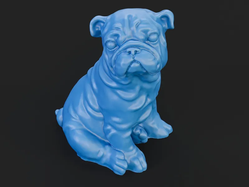 Sitting Pug