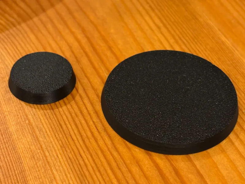 Round Bases for Miniatures (25mm - 150mm)