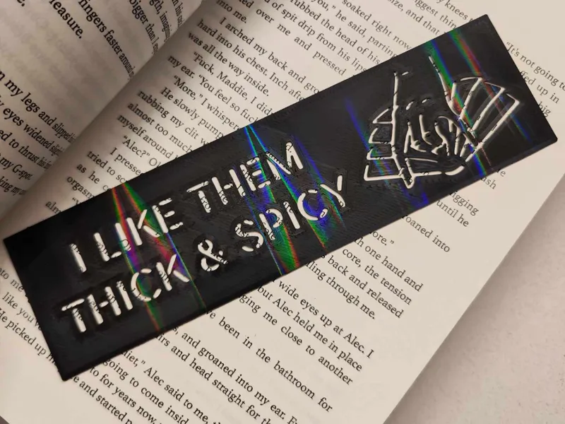 Thick & Spicy bookmark