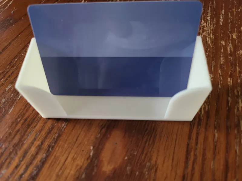 business card stand
