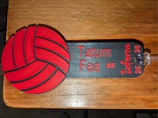 Volleyball Bag Tag - Customizable