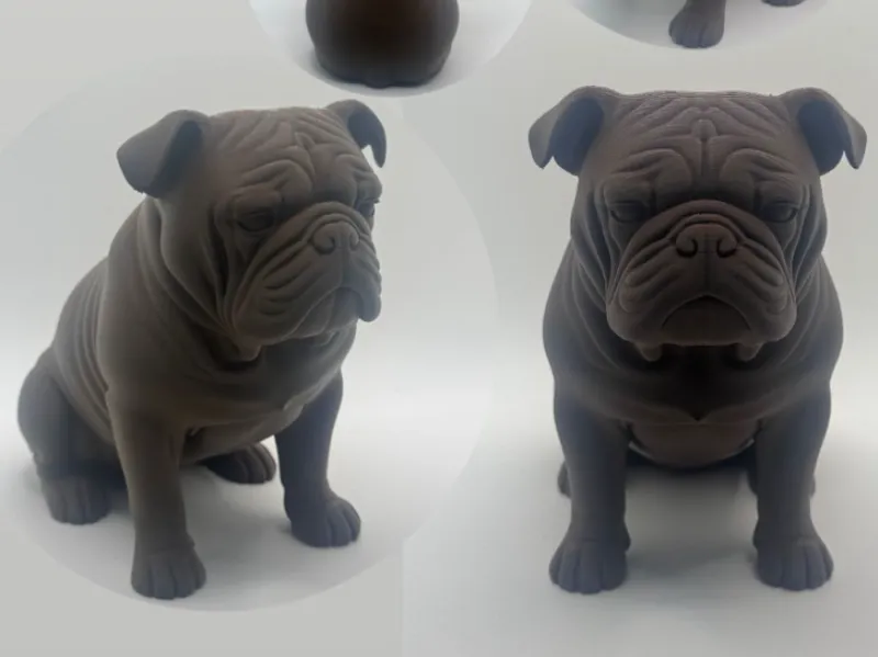 English Bulldog Sculpture Ornament
