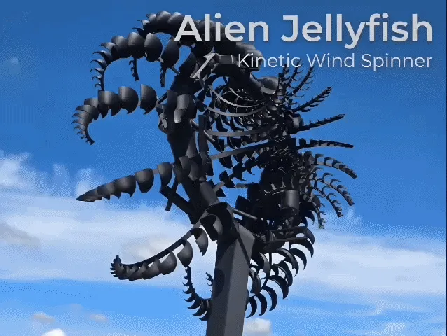 Alien Jellyfish Wind Spinner
