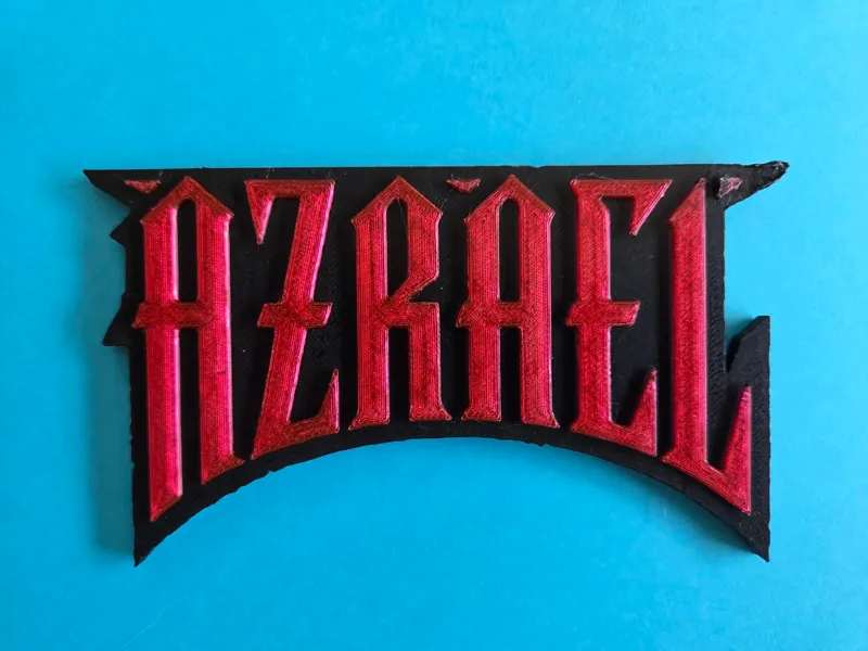 DC Comics Azrael 2 color logo