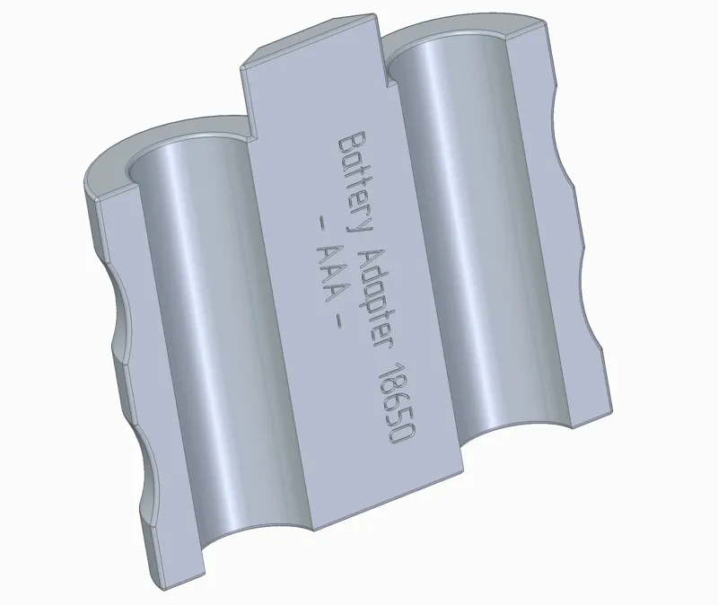 MiBoxerC4 battery adapter AAA - 18650