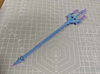 武器 道具 玩具 兵器 CosPlay 刀 剑 宝剑 动漫 海神三叉戟  枪 摆件 斗罗大陆