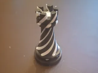 Spiral Passthrough Chess Rook