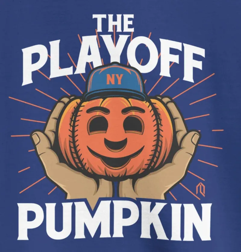 The New York Mets Playoff Pumpkin
