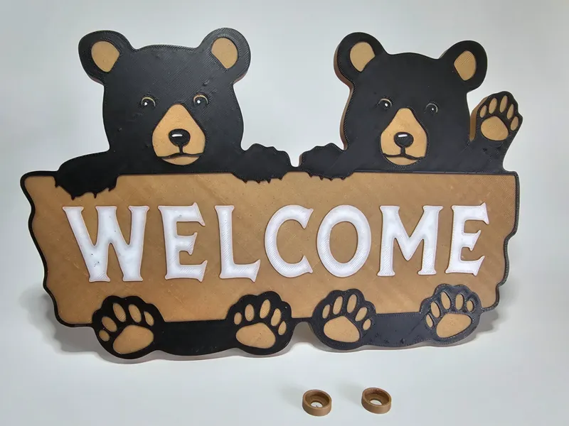 Bears - Welcome Sign