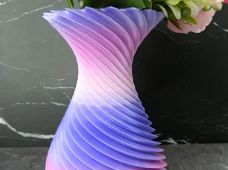 Swirl Vase for Flowers