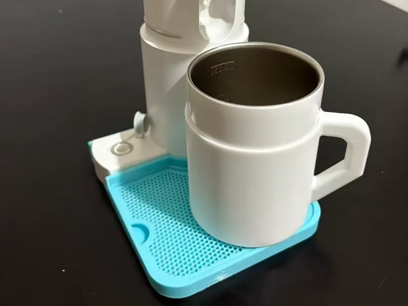 小米便携即热饮水机 不锈钢杯 带把手杯套