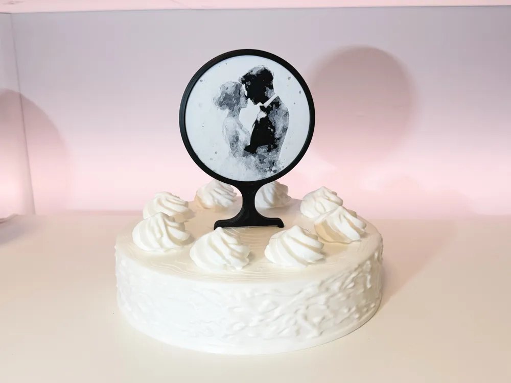 Universal cake topper + Template - Free 3D Print Model - MakerWorld