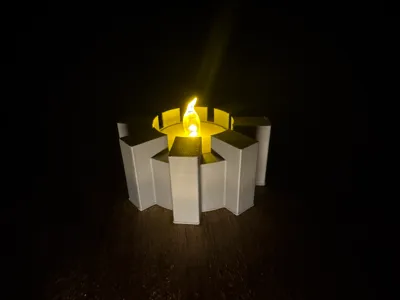Fortress Tea Light Candle