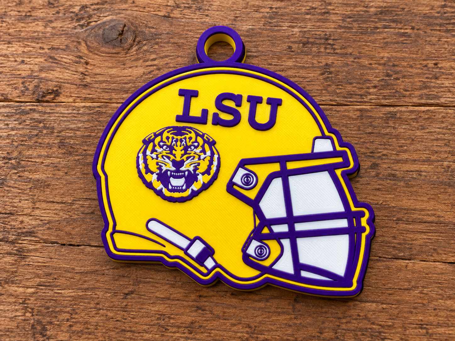 LSU helmet hype chain 3D model