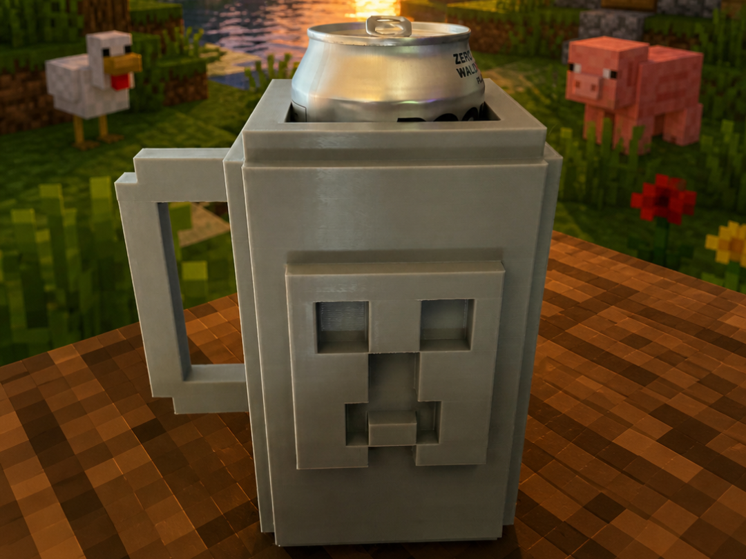 Minecraft Creeper Dosenhalter-Krug