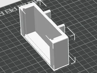 Ikea skadis box with clear acrylic front