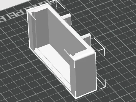 Ikea skadis box with clear acrylic front