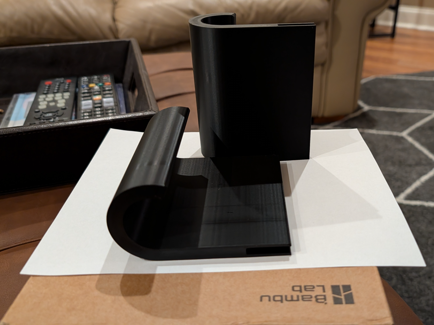 Deflection bend For lable maker stand Munbyn