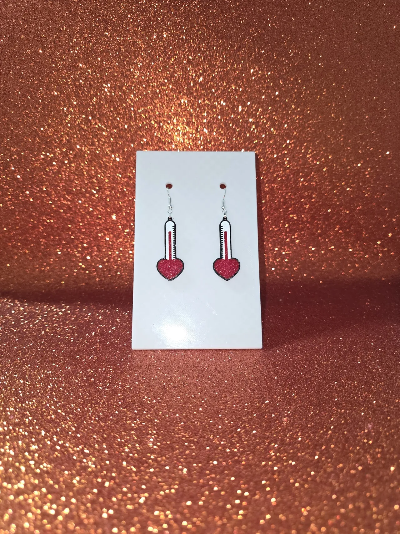 Hot love earrings view 2
