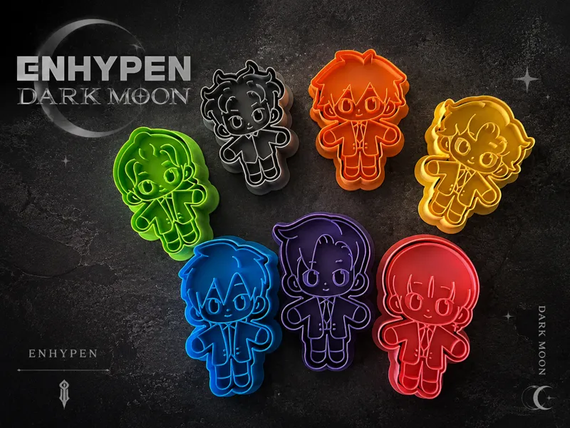 Enhypen Dark Moon cookie cutters