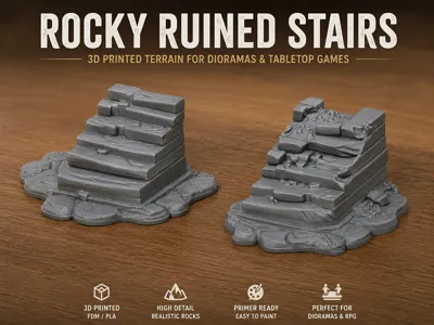 RUINED ROCKY STAIRS