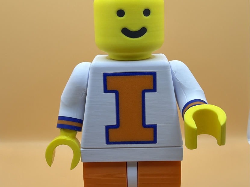 College Football Brickman - University of Illinois