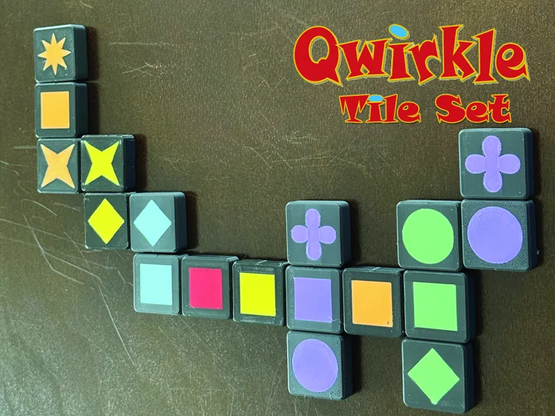 Qwirkle Game Tiles
