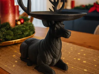 Majestic Deer Candlestick (LED Candles)