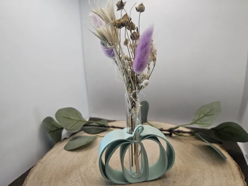 Kürbis Dekoration Regagenzglas