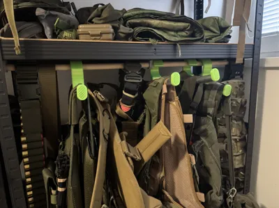 Airsoft Gear Hanger + Shelf holder