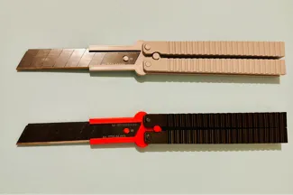 Snap-Off Blade Balisong / Butterfly Knife