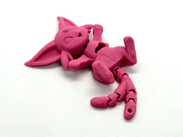Figura articulada de Espeon con sujeción para llavero — vista de referencia 5