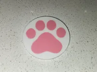 Dessous de verre patte de chat avec range-verres — photo 1