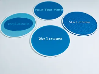 Customizable Coaster (OpenSCAD)