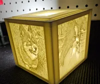 Boîte lithophane à motifs interchangeables — photo 2