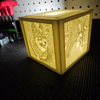 Boîte lithophane à motifs interchangeables — photo 3