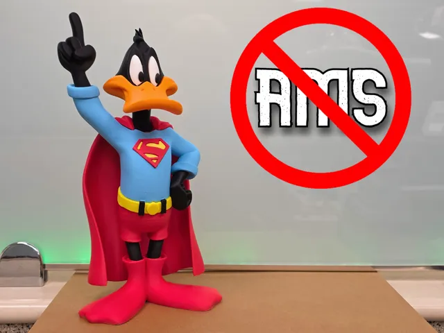 DAFFY DUCK as SUPERMAN / NO AMS