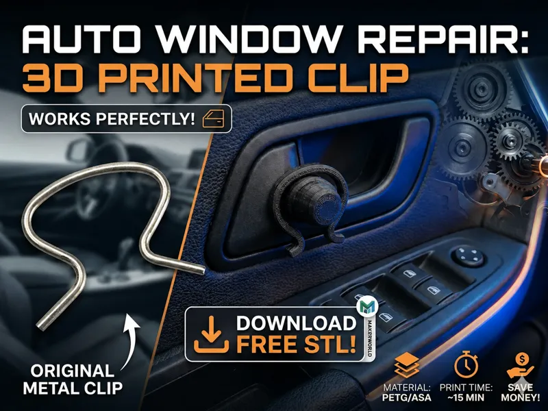 Window Regulator Repair Clip 