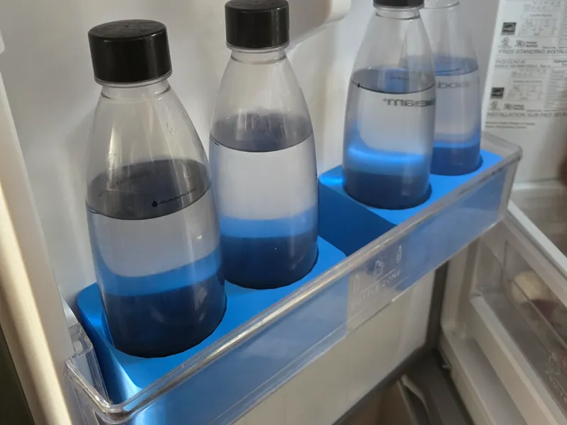 The Soda Block - Soda Stream Bottle Fridge Holder