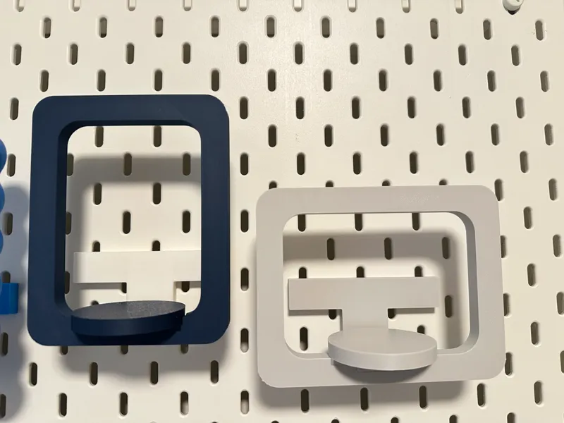 Rounded-Corner Floating Wall Frame Display