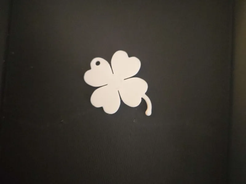 Lucky Four-Leaf Clover Keychain