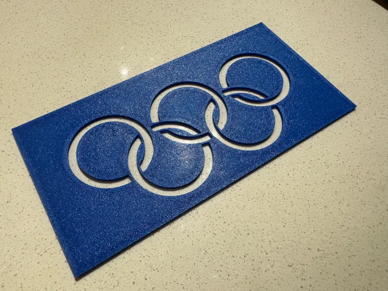 Olympic Rings Stencil
